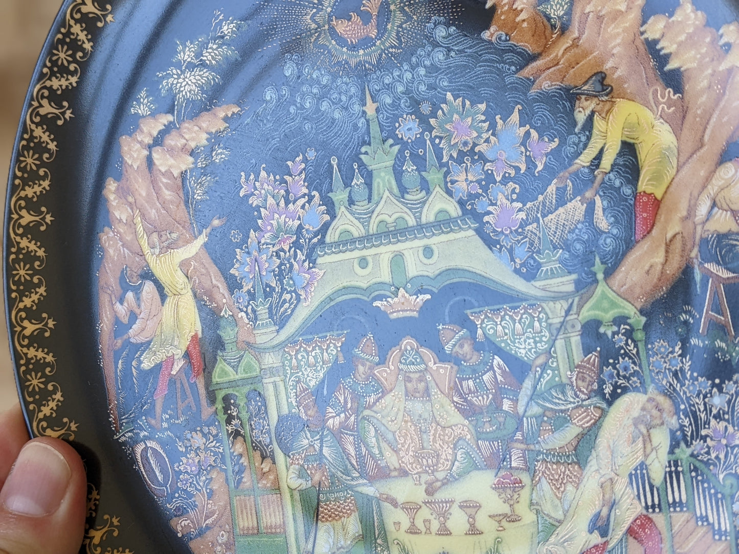 1989 Tianex Russian Legends Collectors Plate 9998 G Bradex No. 60-V25-1.5 Fairy Tales Fantasy !! Amazing Vintage Gifts & Retro Collectibles