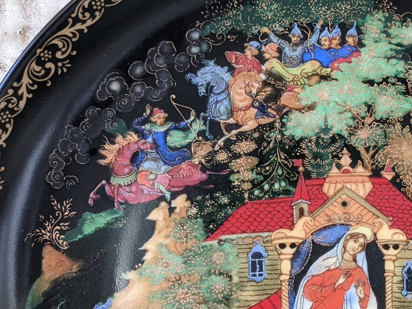 1988 Tianex Russian Legends Collectors Plate 7902 P Bradex No. 60-V25-1.2 Fairy Tales Fantasy !! Amazing Vintage Gifts & Retro Collectibles
