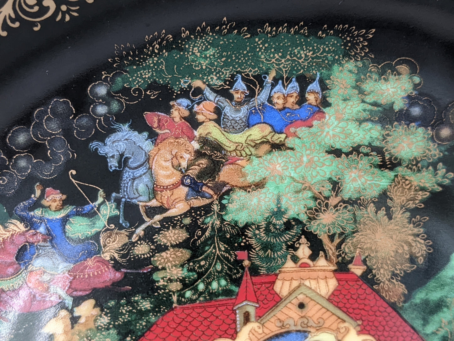 1988 Tianex Russian Legends Collectors Plate 7902 P Bradex No. 60-V25-1.2 Fairy Tales Fantasy !! Amazing Vintage Gifts & Retro Collectibles