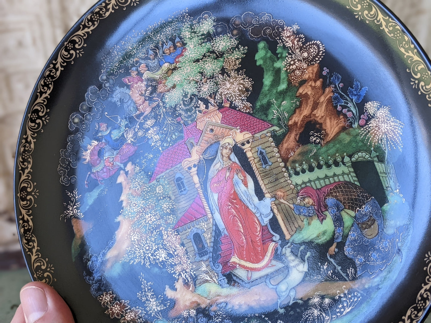 1988 Tianex Russian Legends Collectors Plate 7902 P Bradex No. 60-V25-1.2 Fairy Tales Fantasy !! Amazing Vintage Gifts & Retro Collectibles