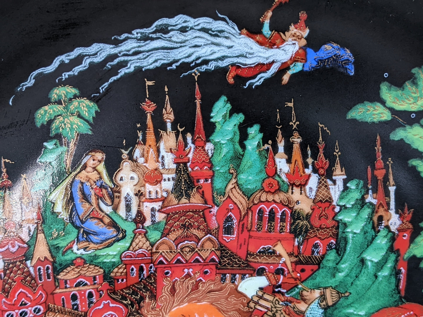 1988 Tianex Russian Legends Collectors Plate 7755 AN Bradex No. 60-V25-1.1 Fairy Tales Fantasy !! Amazing Vintage Gifts & Retro Collectibles