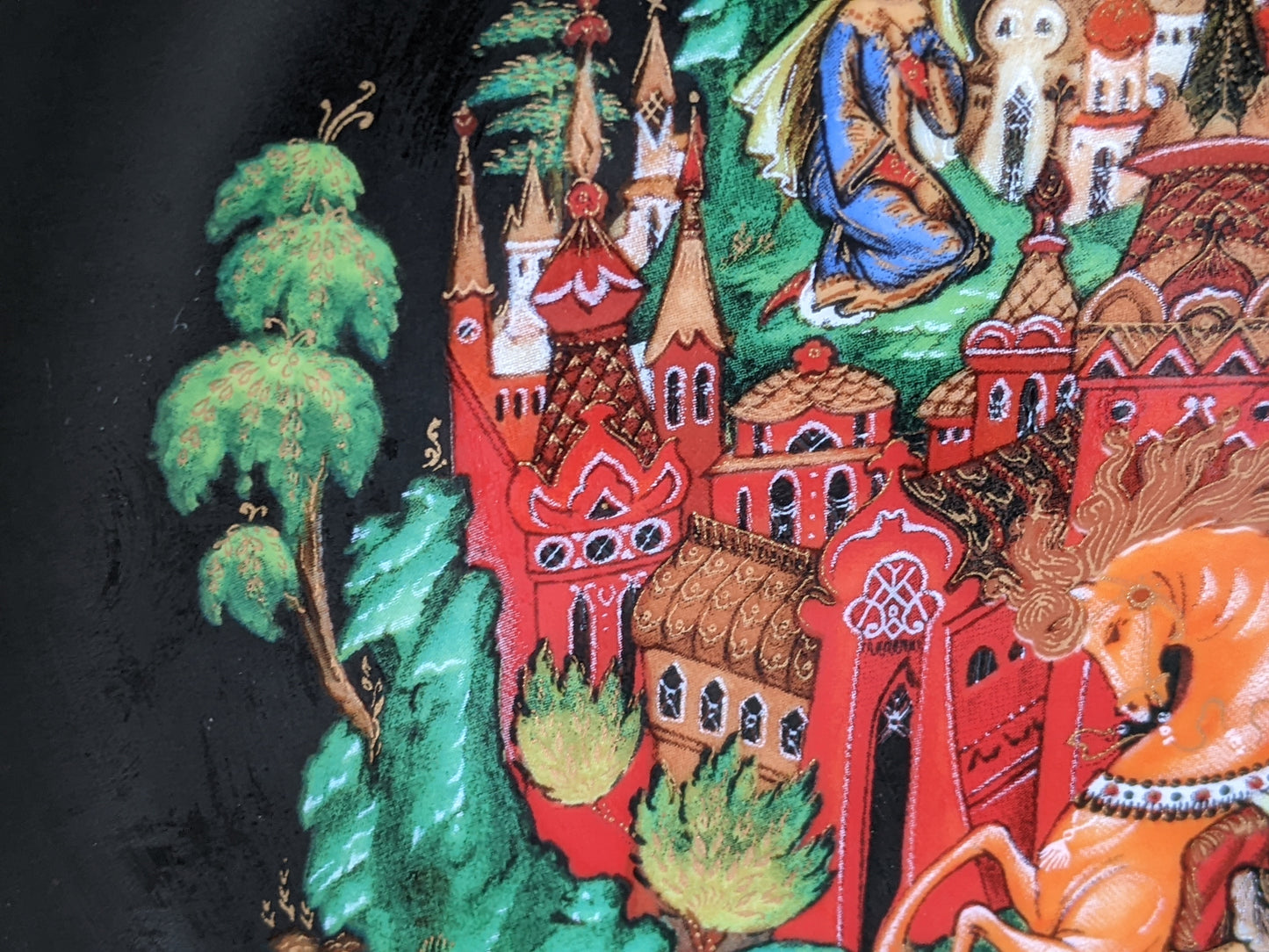 1988 Tianex Russian Legends Collectors Plate 7755 AN Bradex No. 60-V25-1.1 Fairy Tales Fantasy !! Amazing Vintage Gifts & Retro Collectibles