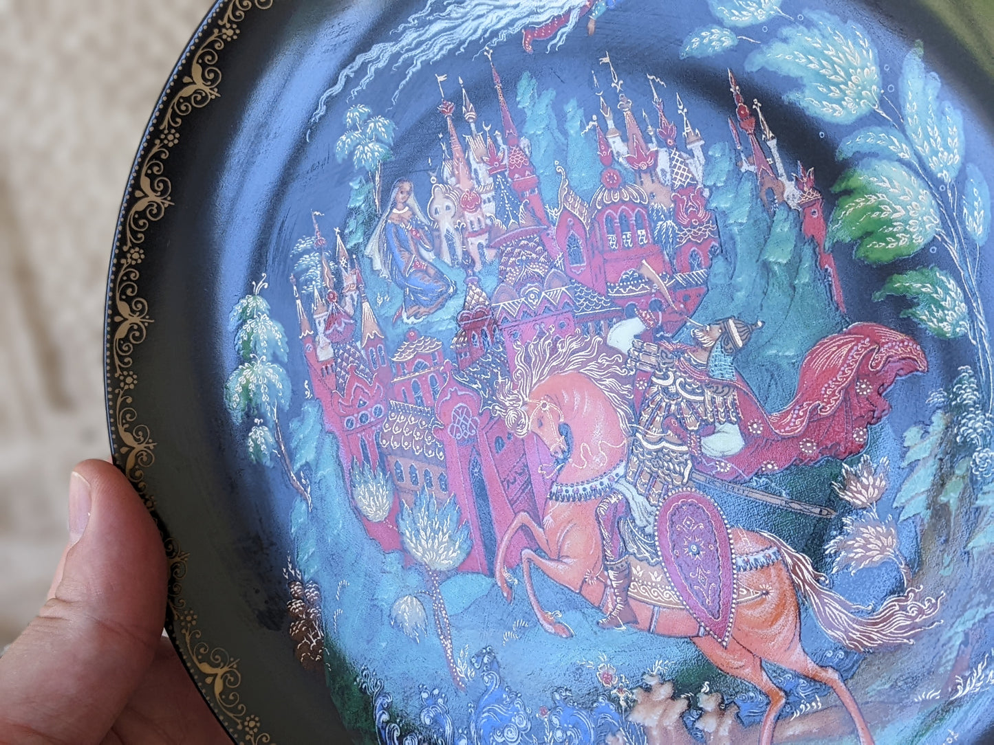 1988 Tianex Russian Legends Collectors Plate 7755 AN Bradex No. 60-V25-1.1 Fairy Tales Fantasy !! Amazing Vintage Gifts & Retro Collectibles