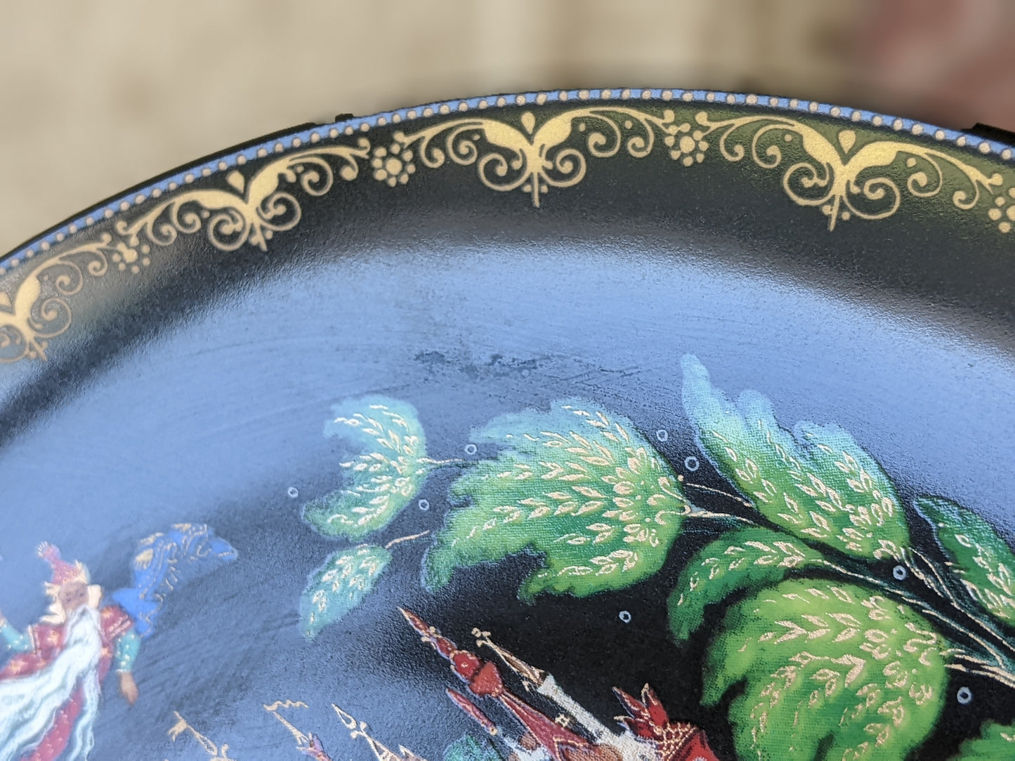 1988 Tianex Russian Legends Collectors Plate 7755 AN Bradex No. 60-V25-1.1 Fairy Tales Fantasy !! Amazing Vintage Gifts & Retro Collectibles