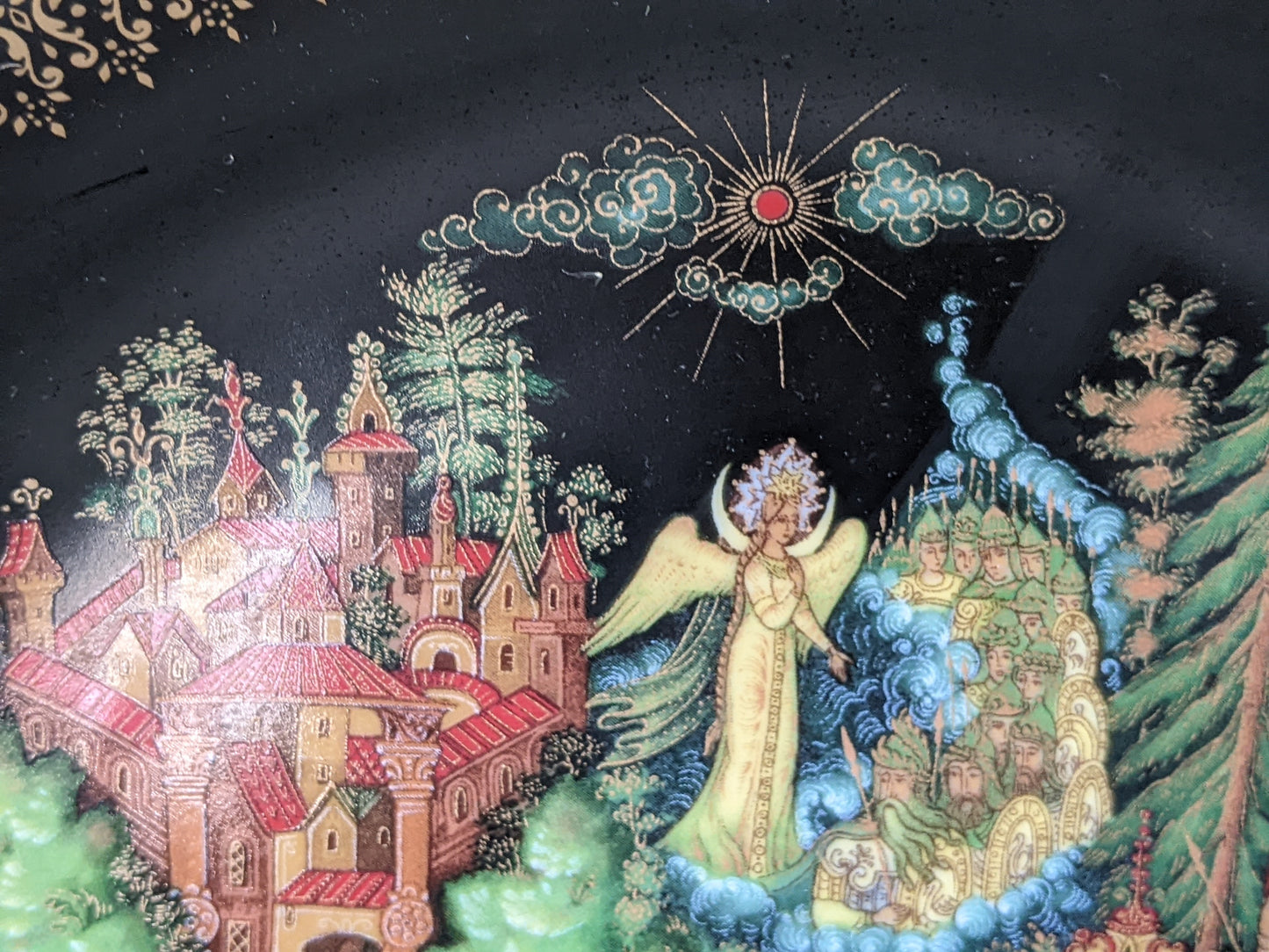1989 Tianex Russian Legends Collectors Plate 1037 B Bradex No. 60-V25-1.6 Fairy Tales Fantasy !! Amazing Vintage Gifts & Retro Collectibles