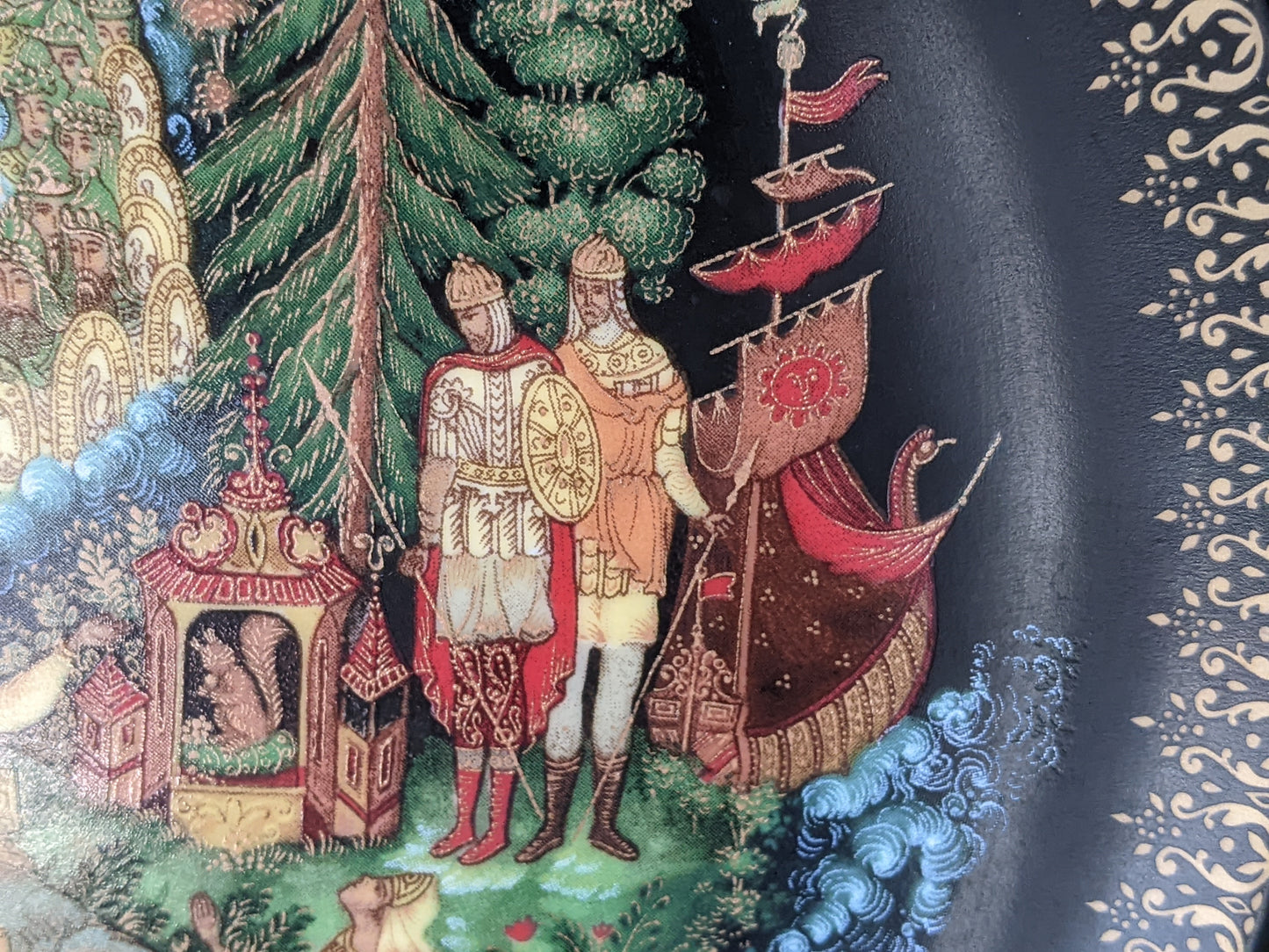 1989 Tianex Russian Legends Collectors Plate 1037 B Bradex No. 60-V25-1.6 Fairy Tales Fantasy !! Amazing Vintage Gifts & Retro Collectibles