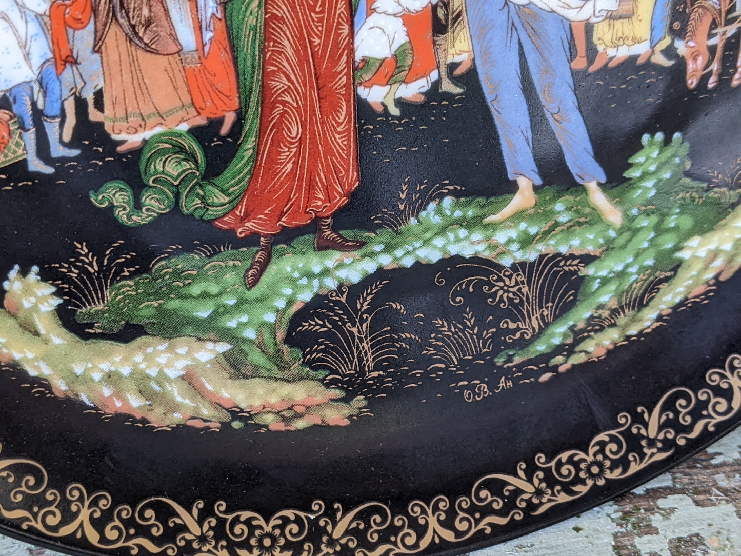 1989 Tianex Russian Legends Collectors Plate A 9896 Bradex No. 60-V25-1.7 Fairy Tales Fantasy !! Amazing Vintage Gifts & Retro Collectibles