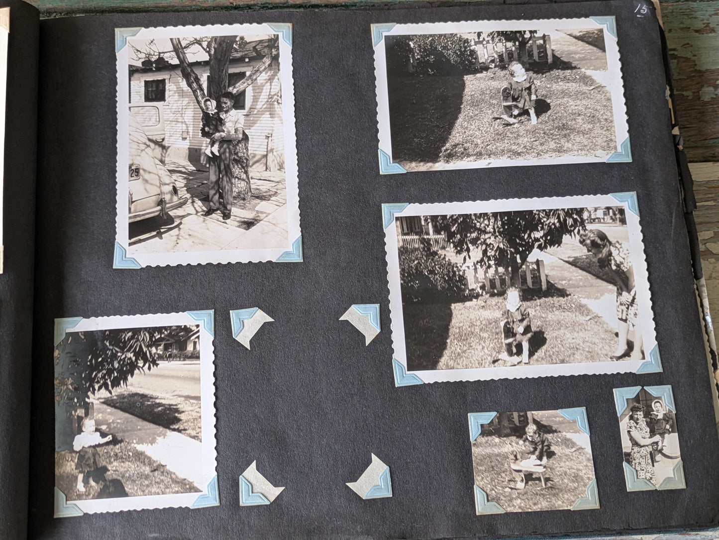 1940s Amazing !! Personal Scrapbook Photo Album Over 325+ Original Photos & Handwritten Notes !! One-Of-A-Kind Gift Scrapbook Collectible !!