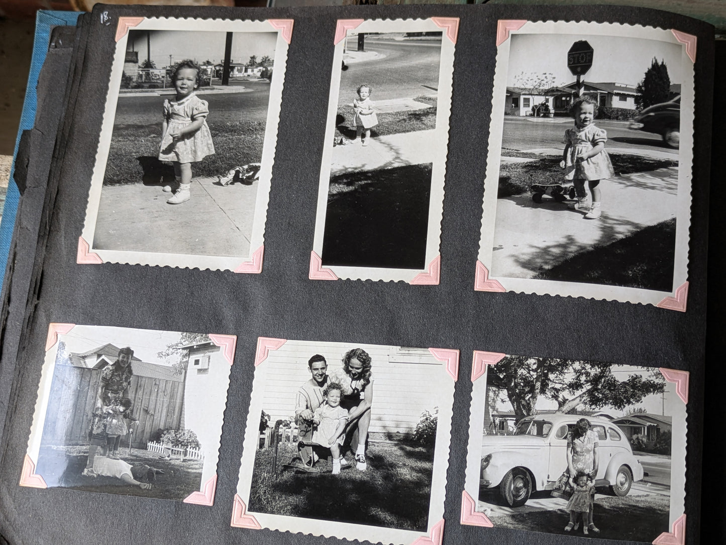 1940s Amazing !! Personal Scrapbook Photo Album Over 325+ Original Photos & Handwritten Notes !! One-Of-A-Kind Gift Scrapbook Collectible !!