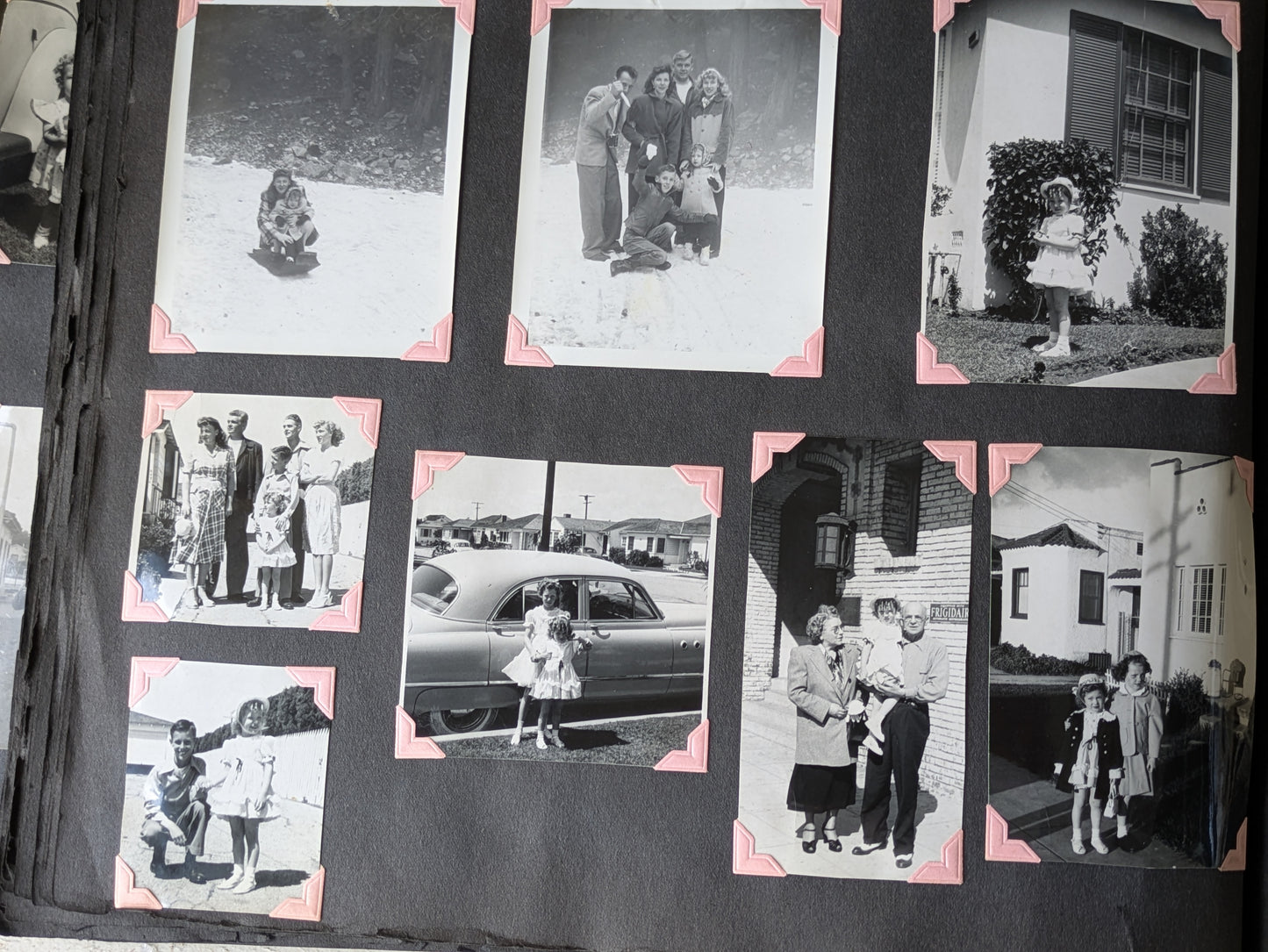 1940s Amazing !! Personal Scrapbook Photo Album Over 325+ Original Photos & Handwritten Notes !! One-Of-A-Kind Gift Scrapbook Collectible !!