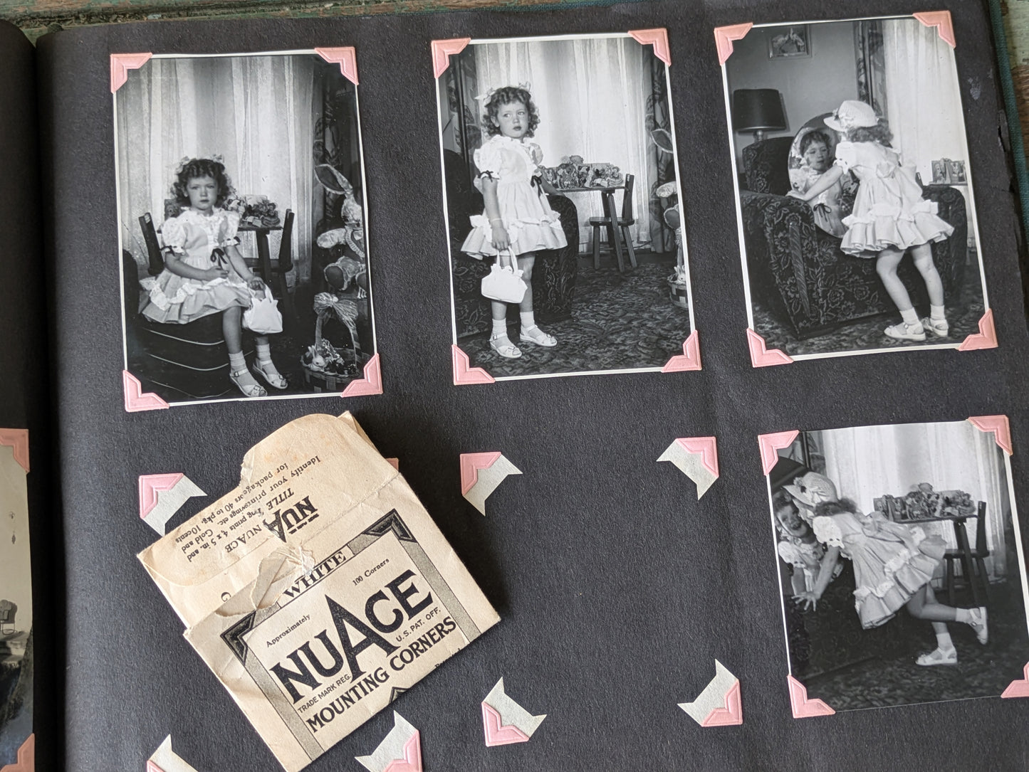 1940s Amazing !! Personal Scrapbook Photo Album Over 325+ Original Photos & Handwritten Notes !! One-Of-A-Kind Gift Scrapbook Collectible !!