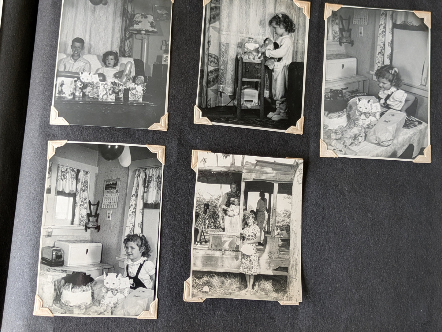 1940s Amazing !! Personal Scrapbook Photo Album Over 325+ Original Photos & Handwritten Notes !! One-Of-A-Kind Gift Scrapbook Collectible !!