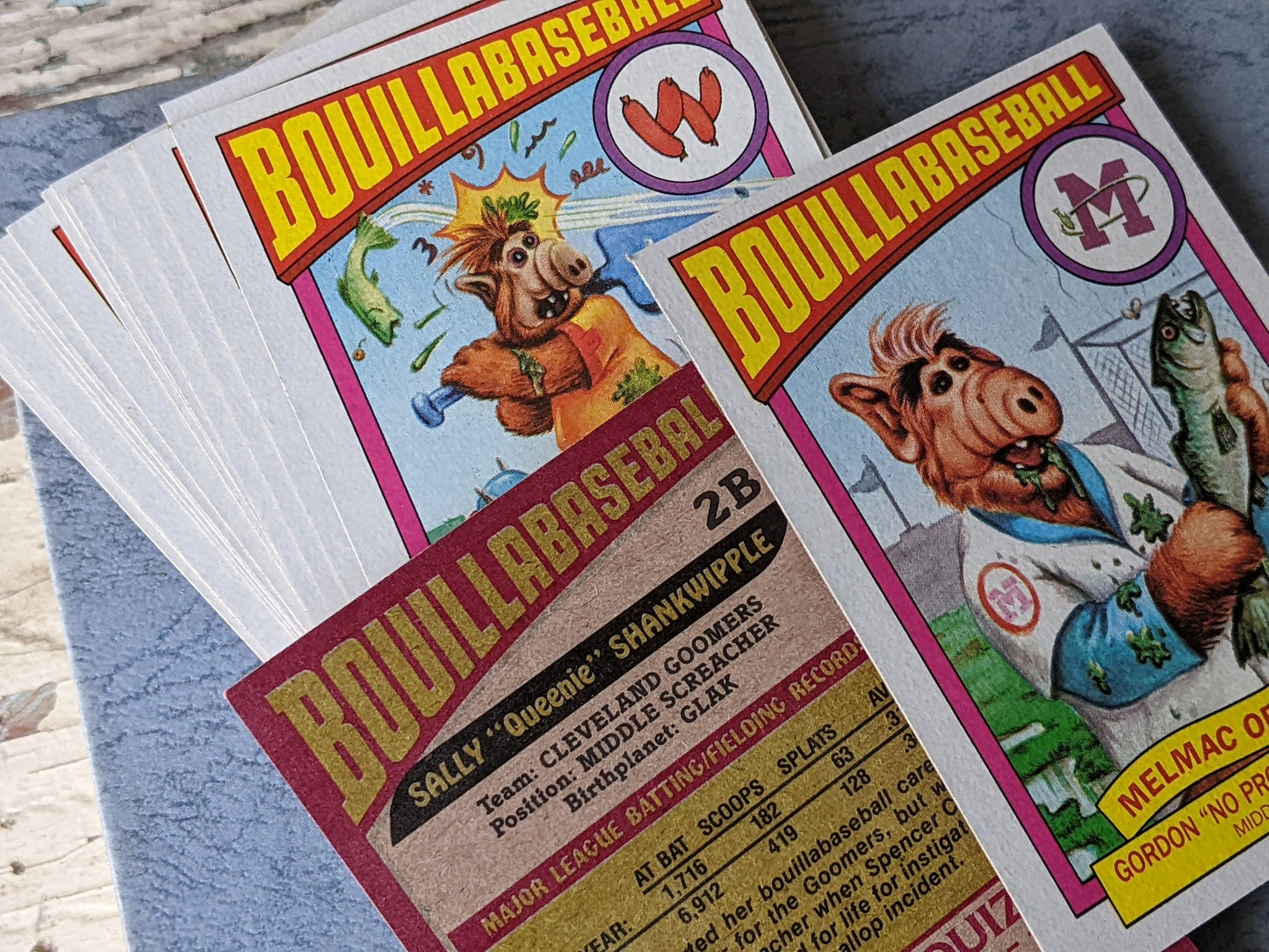 1987 ALF 1st Complete Collection TV Series 69 Cards + 18 Stickers by Topps !! Amazing Vintage Gifts & Collectibles !!