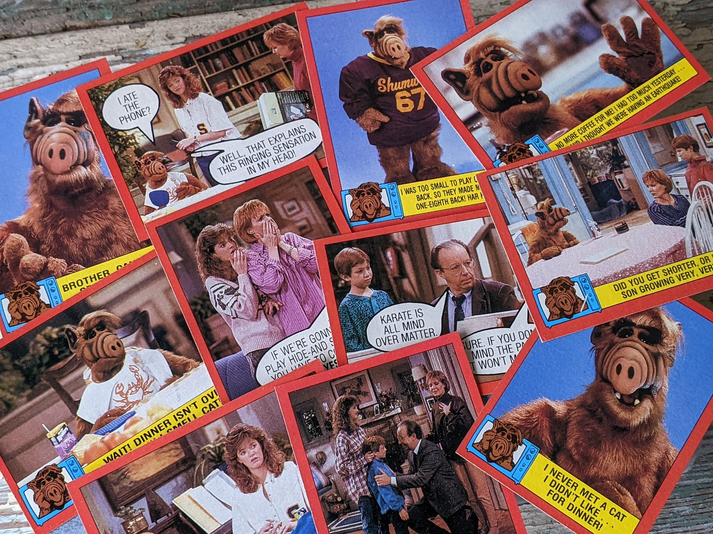 1988 ALF 2nd Complete Collection TV Series 66 Cards + 11 Stickers by Topps !! Amazing Vintage Gifts & Collectibles !!