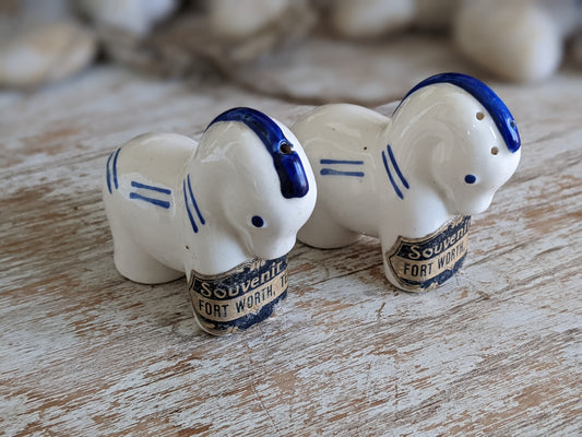 1950s Japan Trojan Style Horse Salt & Pepper Shakers