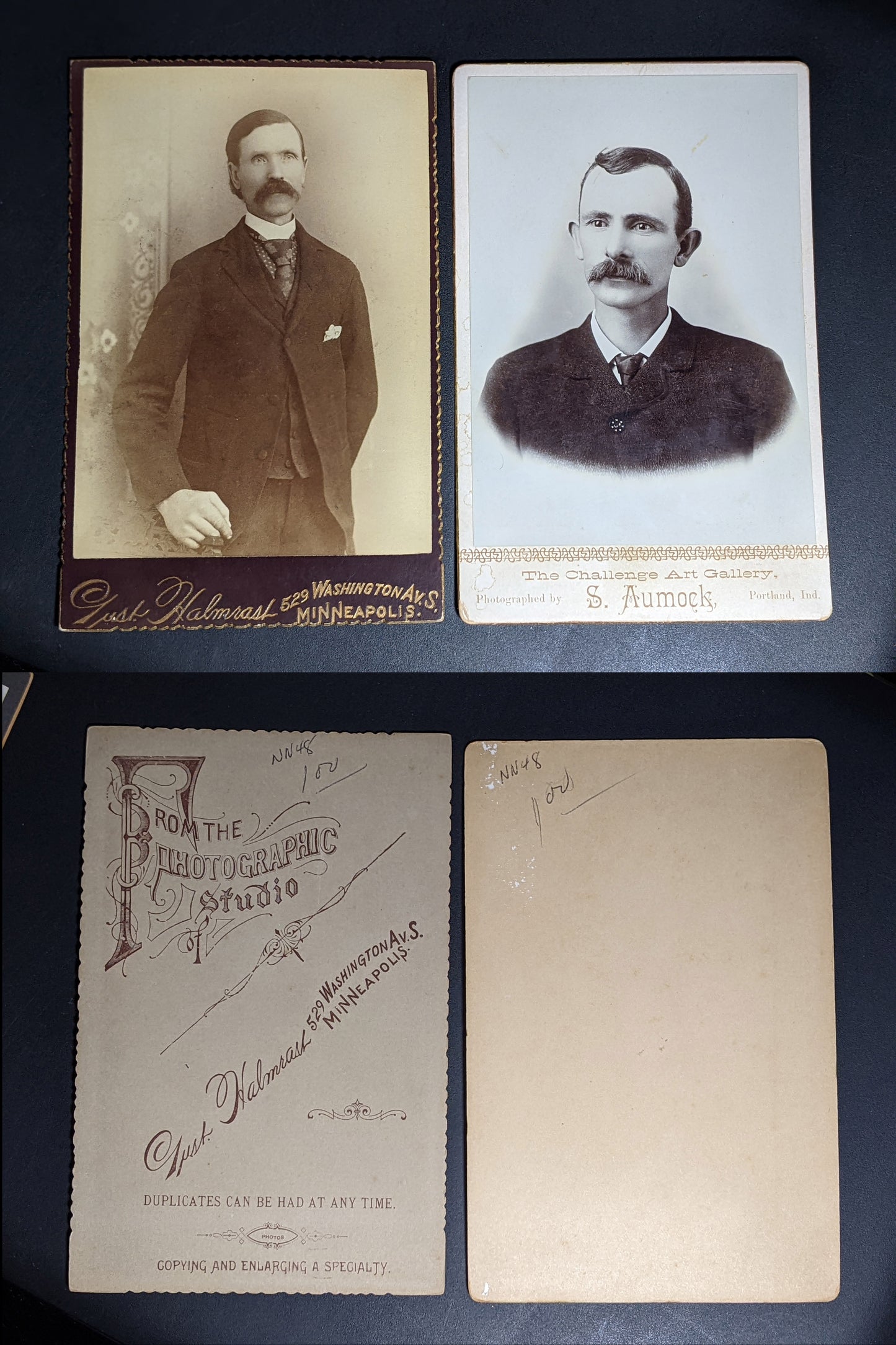 1800s Antique Cabinet Cards Lot of 10