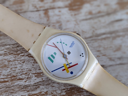 1987 Swatch Ladies Wrist Watch - Vasily Design LW111