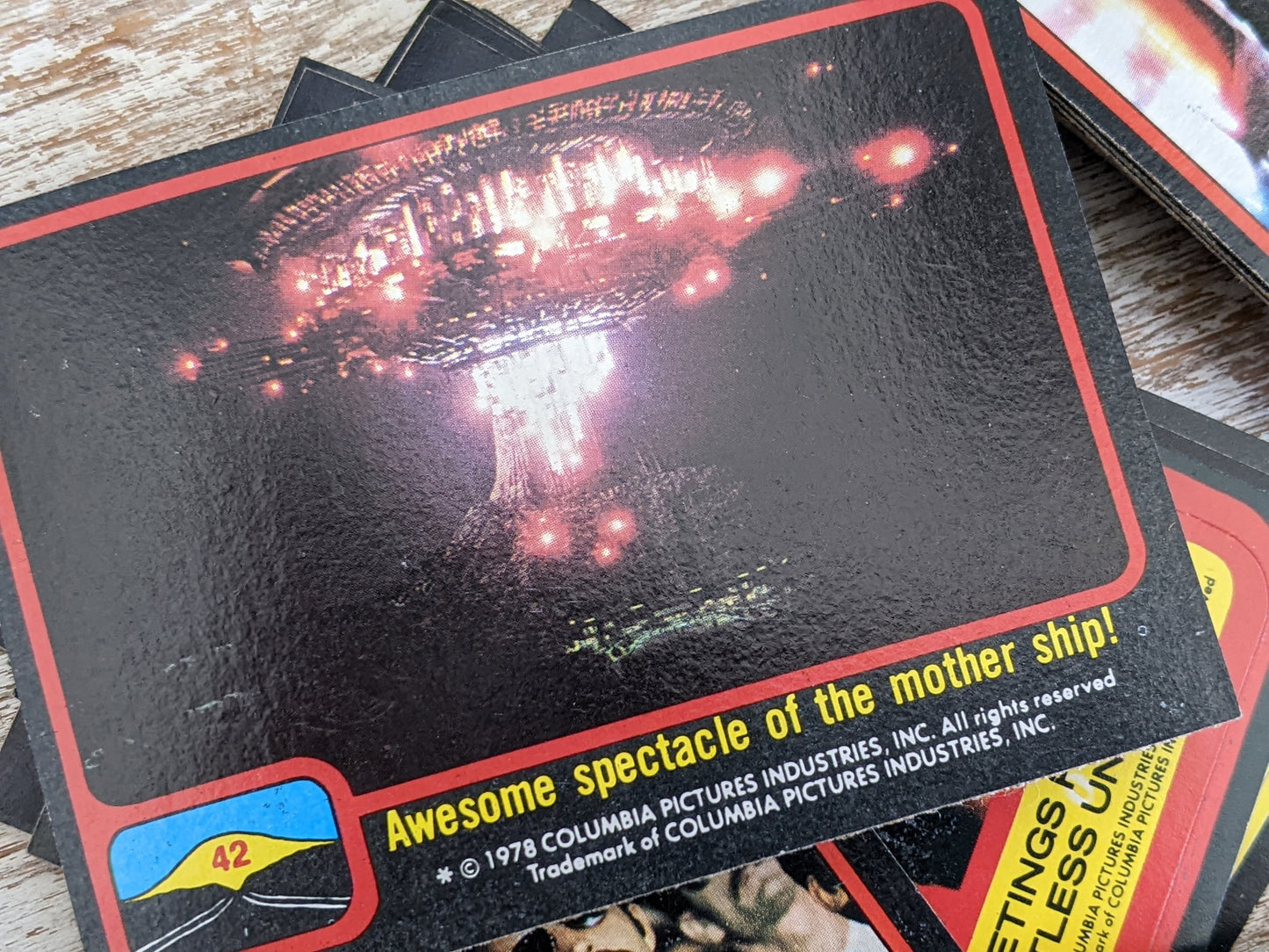 1978 Close Encounters Of The Third Kind Movie Photo Cards by Topps **Complete 66 Cards w/ 11 Stickers