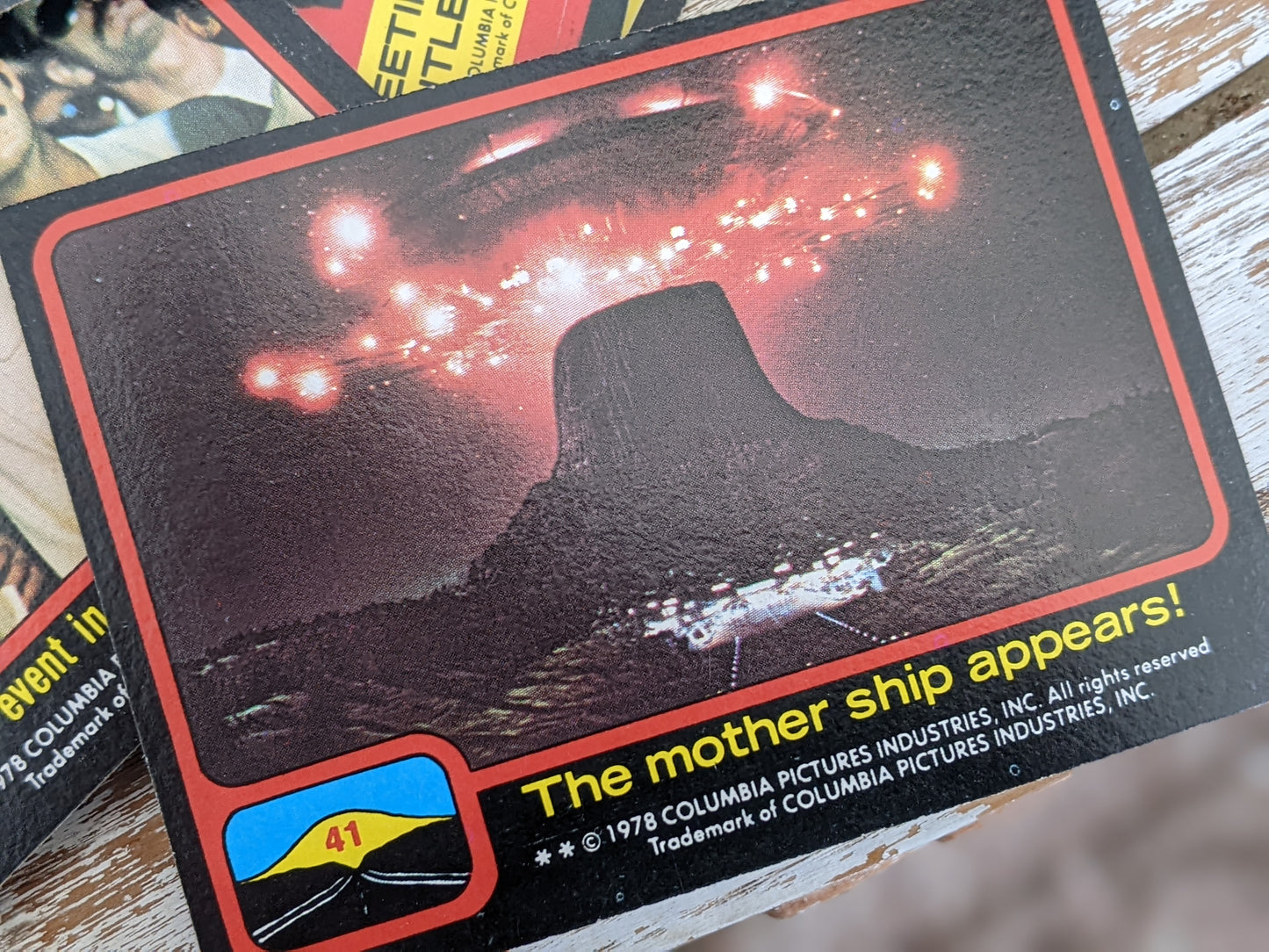 1978 Close Encounters Of The Third Kind Movie Photo Cards by Topps **Complete 66 Cards w/ 11 Stickers