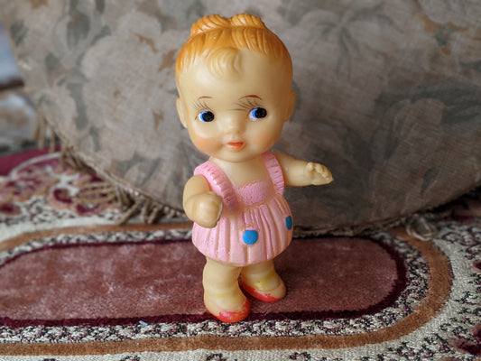 1950s Rubber Doll In Sun Dress **Made In Japan