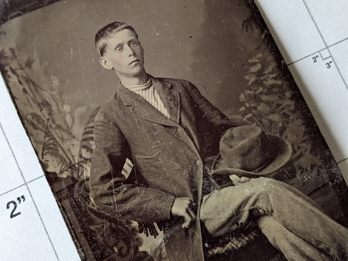 1800s Young Men Portraits Original Tin Types **Somewhere In Time