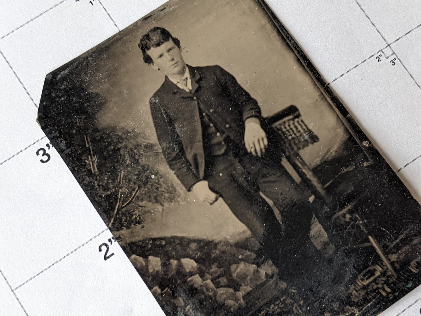 1800s Young Men Portraits Original Tin Types **Somewhere In Time