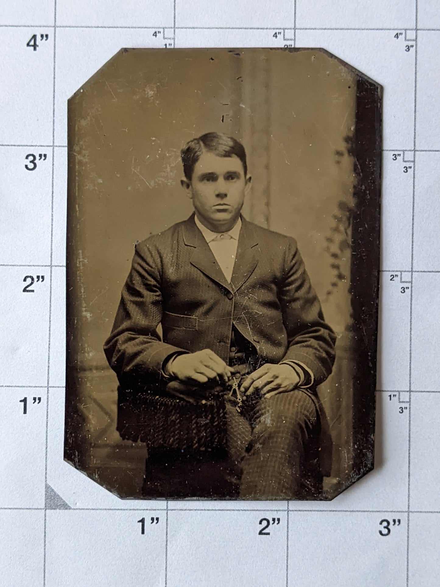 1800s Young Men Portraits Original Tin Types **Somewhere In Time