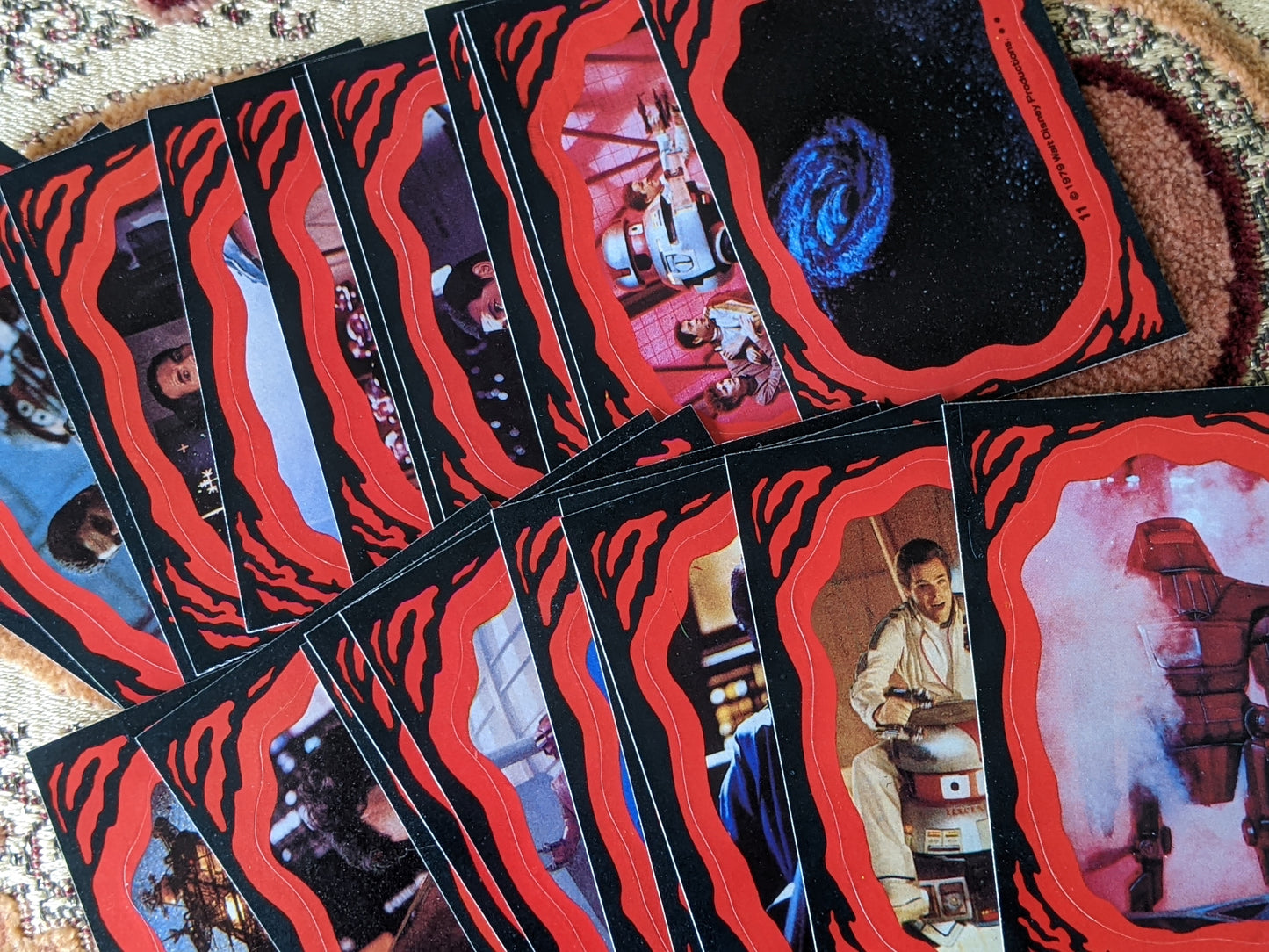 1979 The Black Hole Complete Collection by Walt Disney 88 Cards & 22 Stickers **Rare Quality