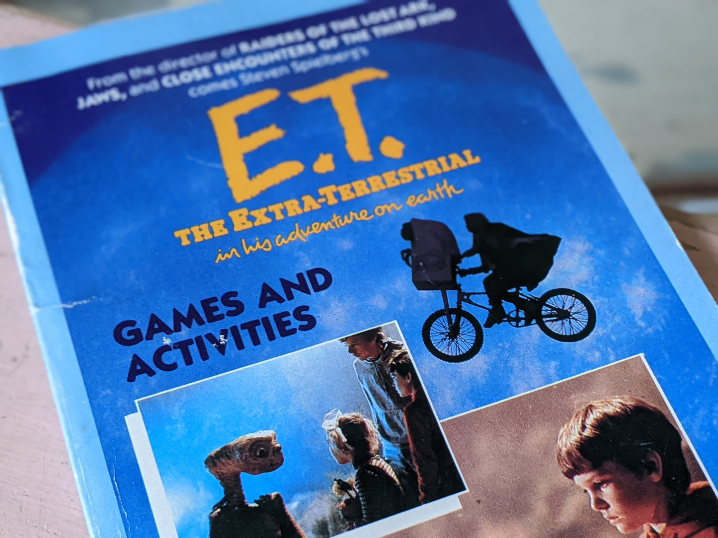 1982 E.T. The Extra-Terrestrial Original Games & Activities Book **Unused