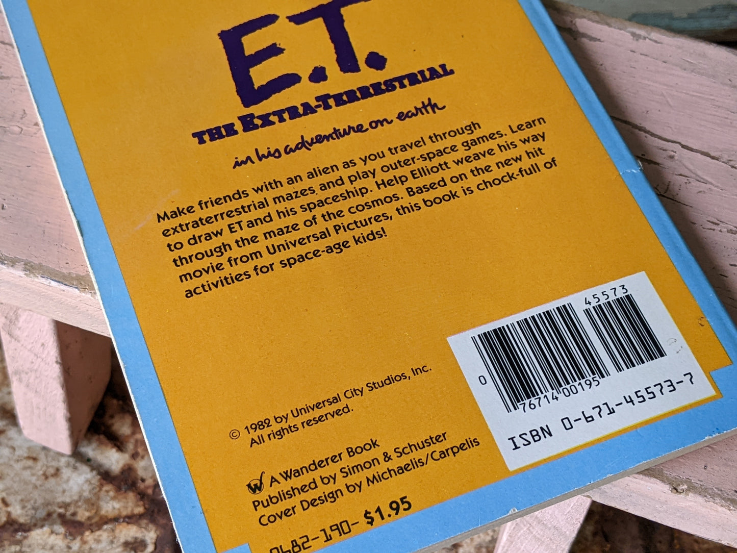 1982 E.T. The Extra-Terrestrial Original Games & Activities Book **Unused