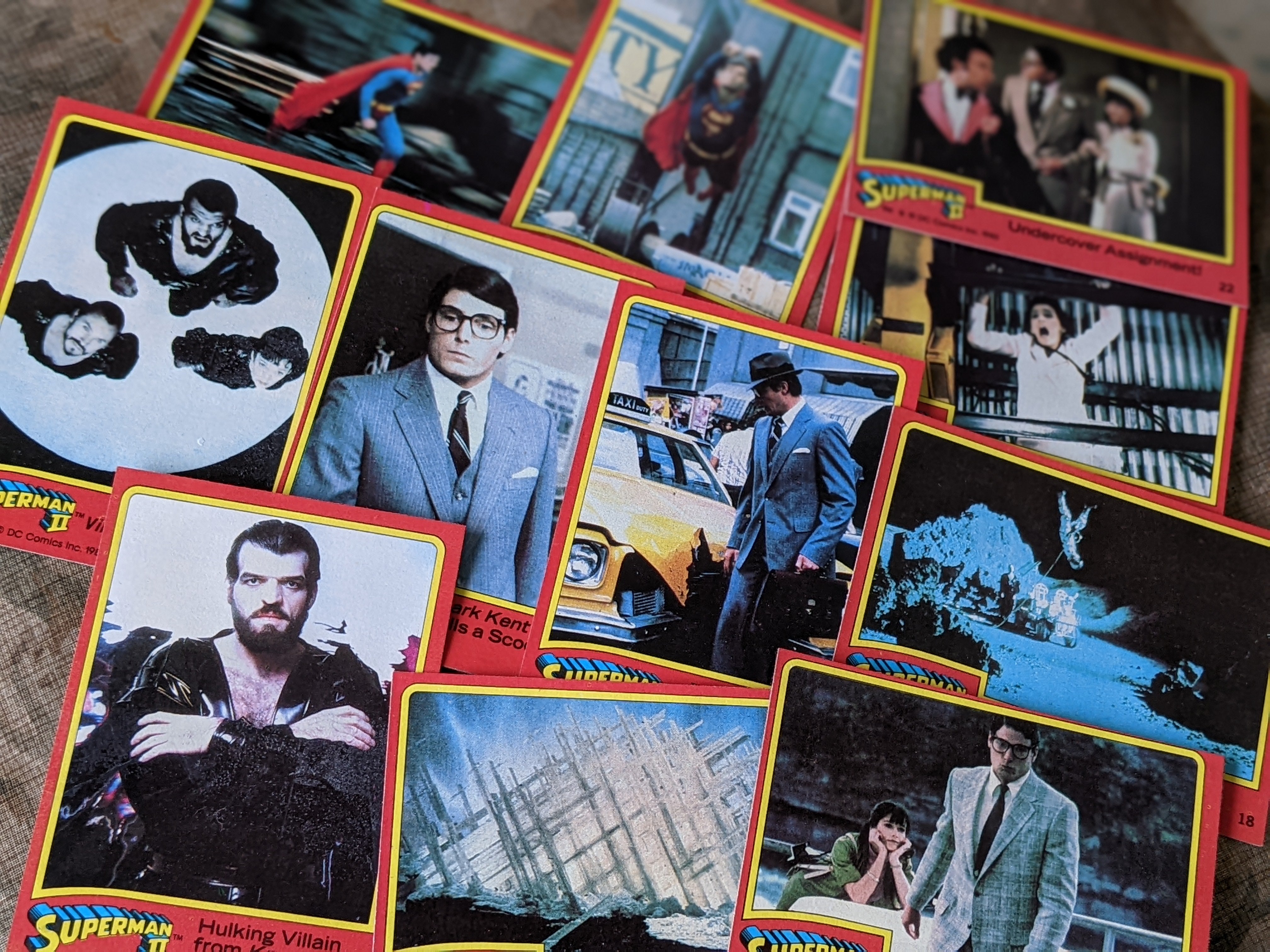 1980 Superman 2 Complete 88 Picture Card Set by Topps **No