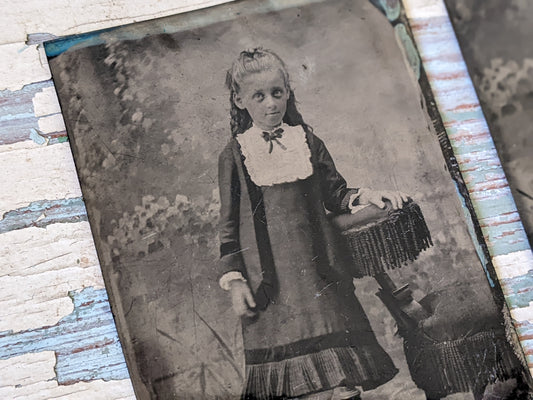 1800s Tintypes Small Family Set of 3 Portrait