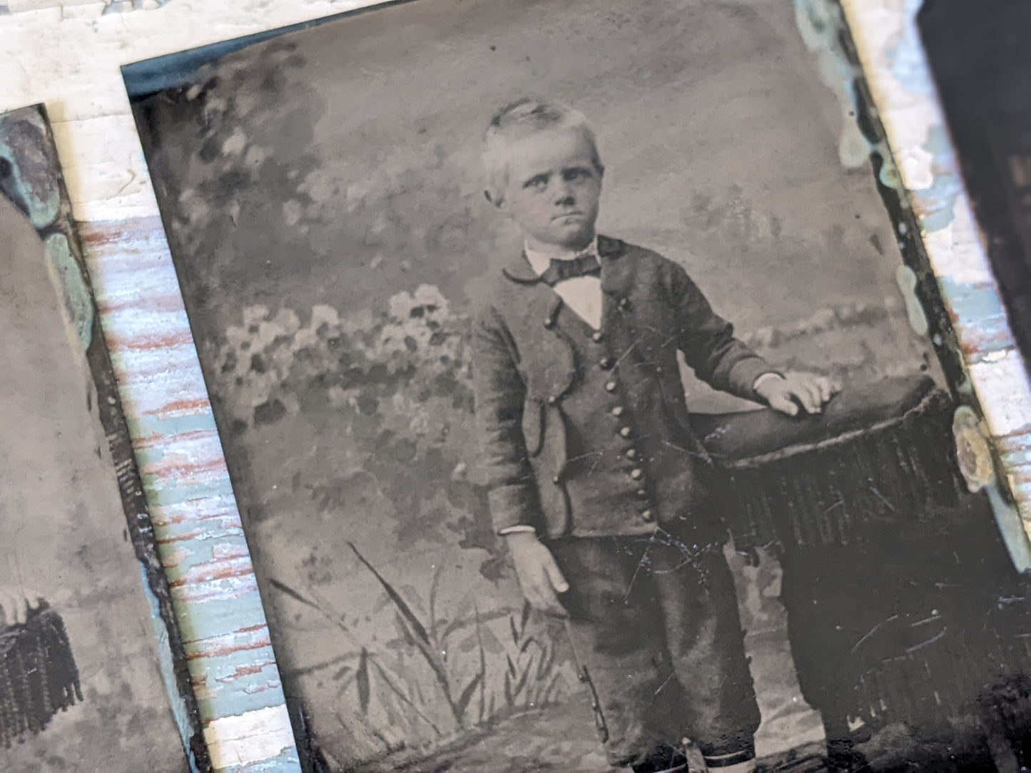 1800s Tintypes Small Family Set of 3 Portrait