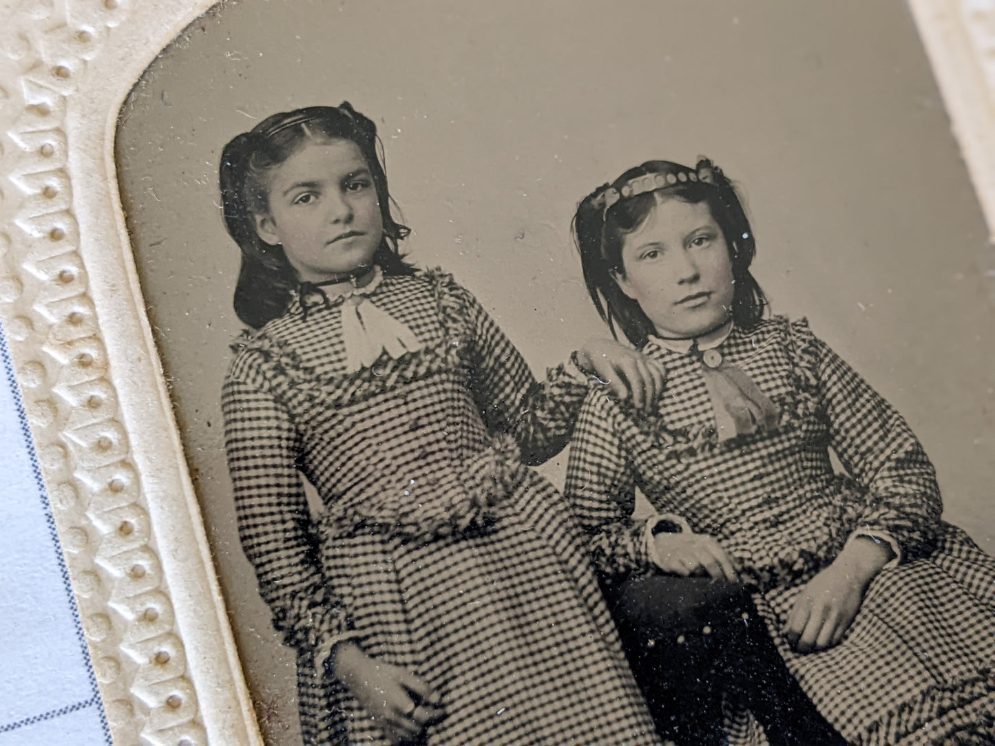 1800s Tintypes Siblings Set of 2 **Amazing Quality!!