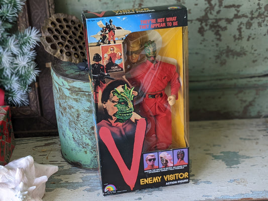 1985 'V' Enemy Visitor Action Figure by LJN **Rare Condition!! *New Old Stock