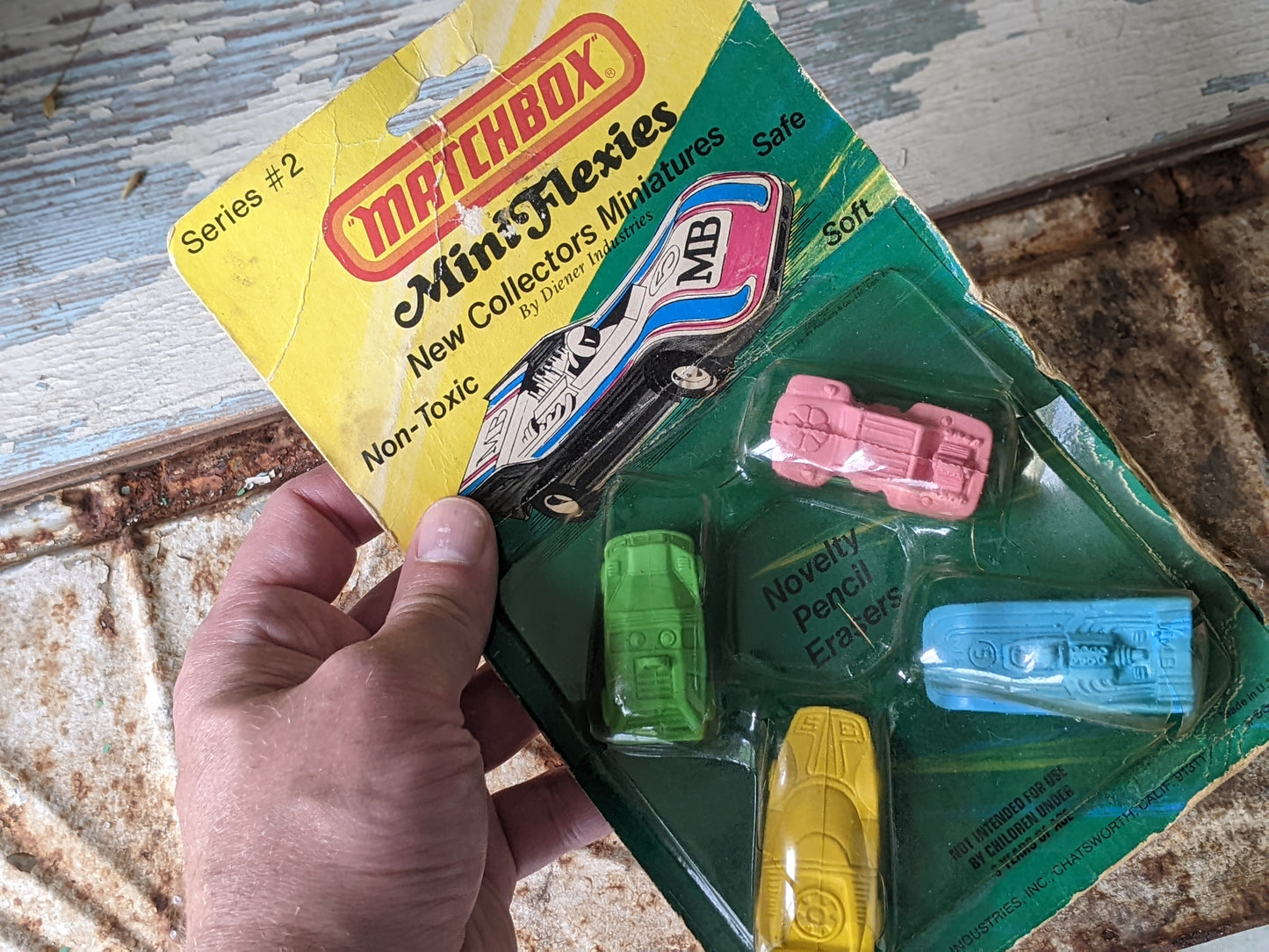 Vintage Diener Matchbox Mini-Flexies Cars Series #2 by Diener **Damaged