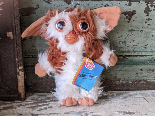 1984 Original Gizmo Squeaking Plushie by Hasbro w Original Tag