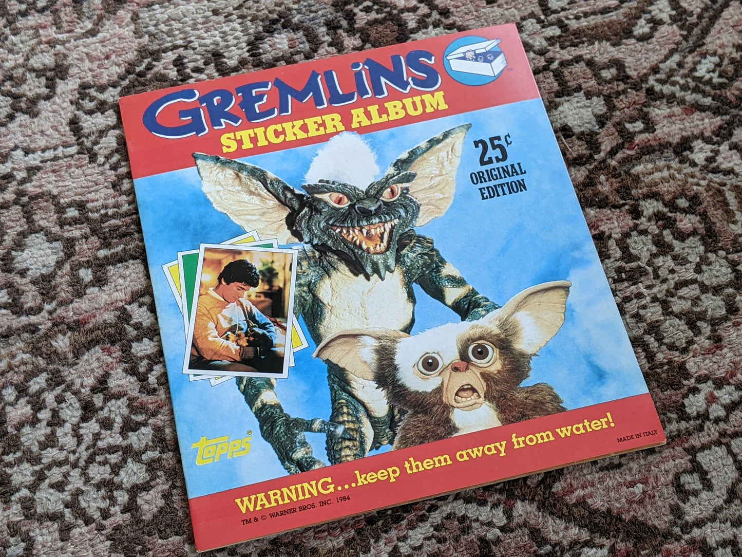 1984 Gremlins Original & Unused Sticker Album by Topps **Amazing Condition