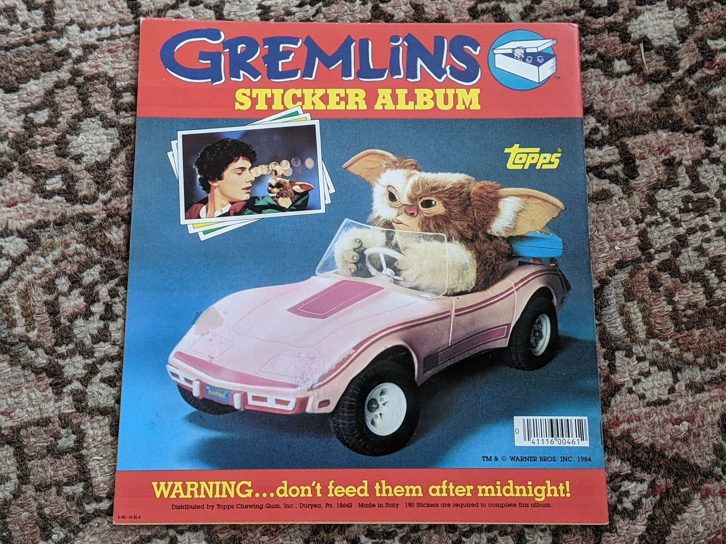 1984 Gremlins Original & Unused Sticker Album by Topps **Amazing Condition