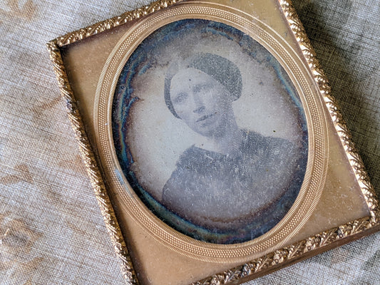 1887 Ambrotype Womans Portrait