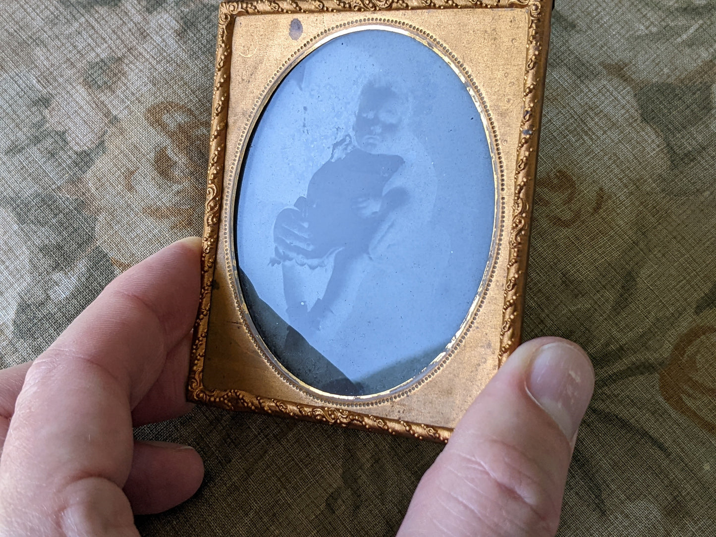 1880s Ambrotype Baby Infant Portrait **Fair Condition