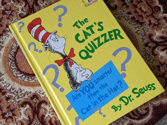 1976 The Cats Quizzer By Dr. Seuss **Original Hardback