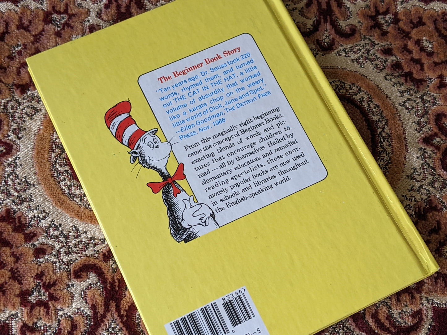 1976 The Cats Quizzer By Dr. Seuss **Original Hardback