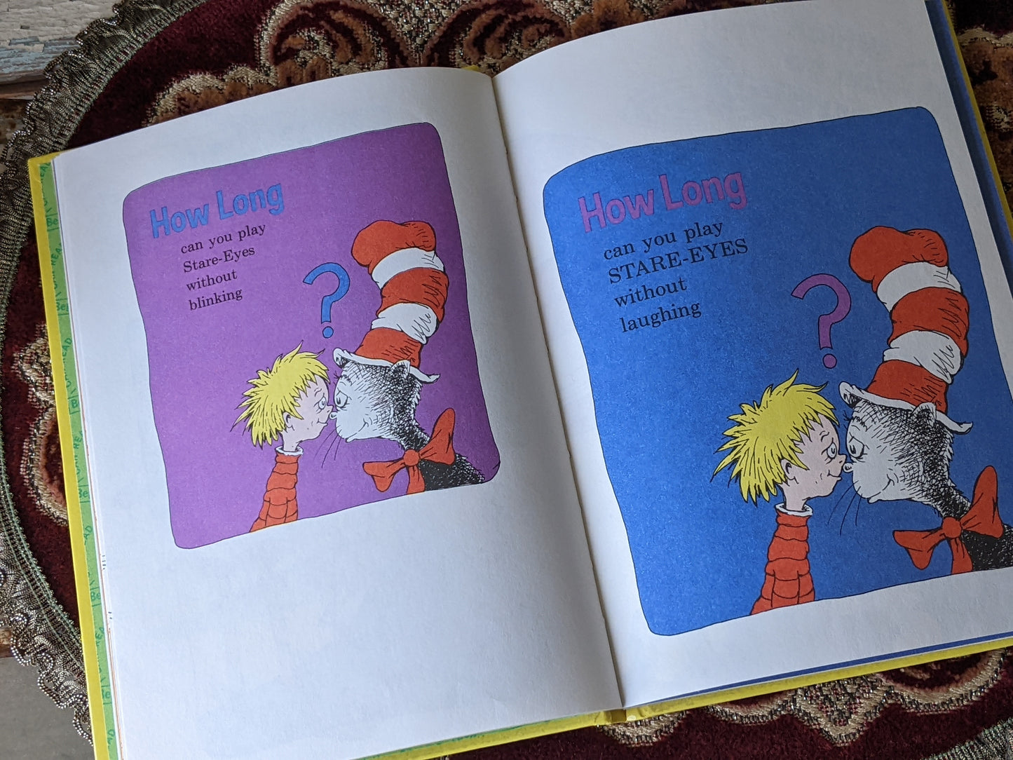 1976 The Cats Quizzer By Dr. Seuss **Original Hardback