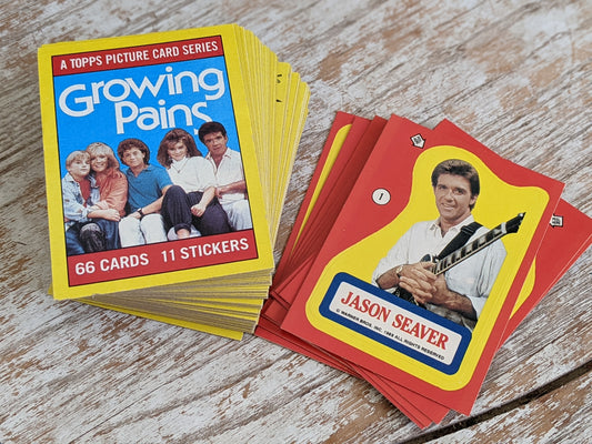 1988 Growing Pains **Complete Collection 66 Cards & 11 Stickers by Topps