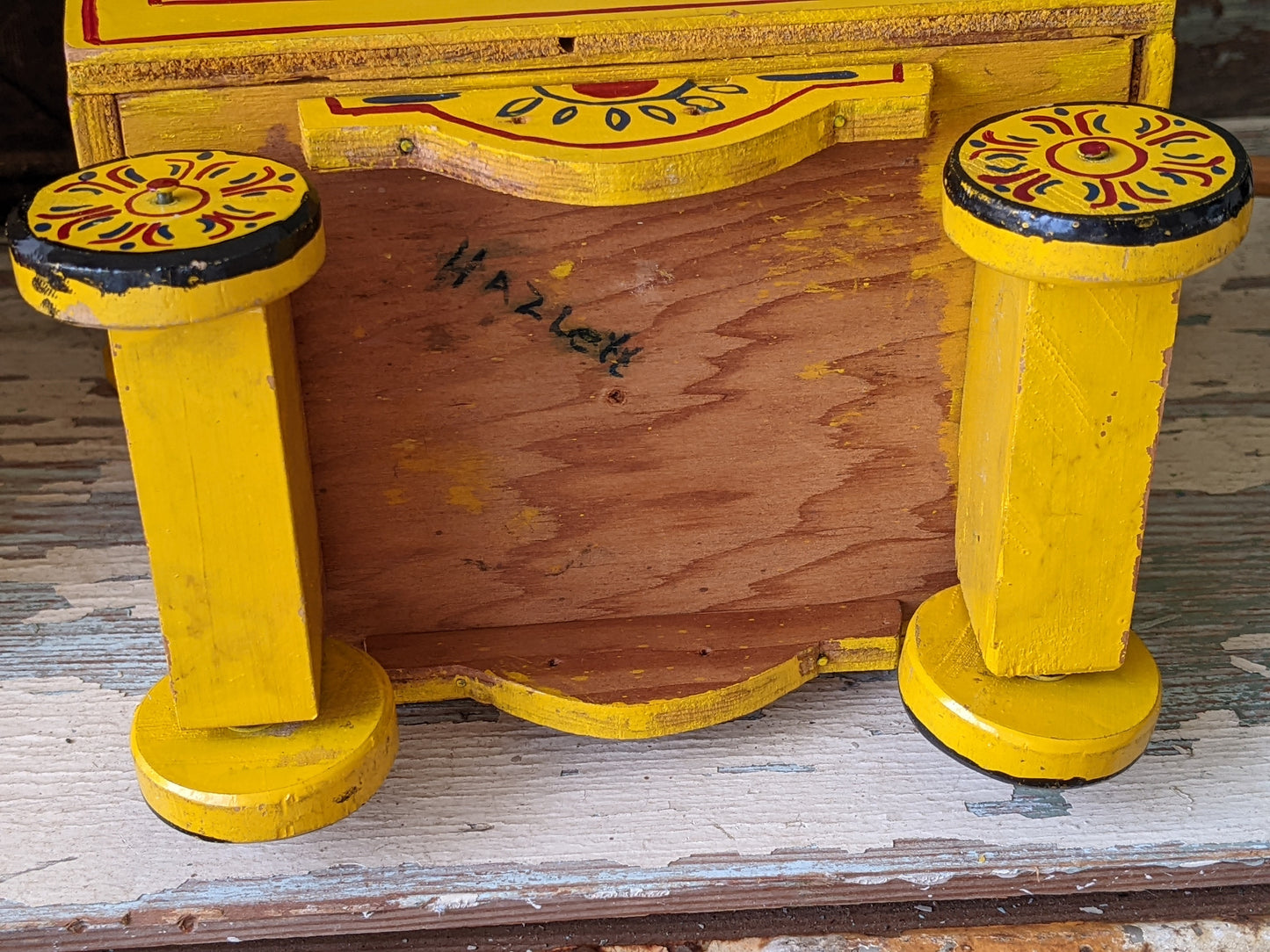 Vintage One-Of-A-Kind Circus Wagon Handmade Folk Art Toy Horses !! Unique Vintage Gifts !!