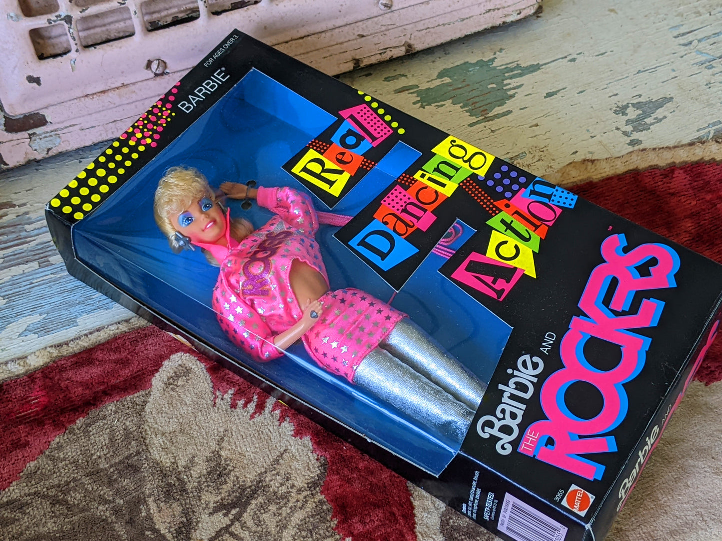 1986 Original & Sealed !! Barbie And The Rockers Barbie Doll by Mattel No. 3055 !! Joyful Vintage Gifts !! 80s Toys !!