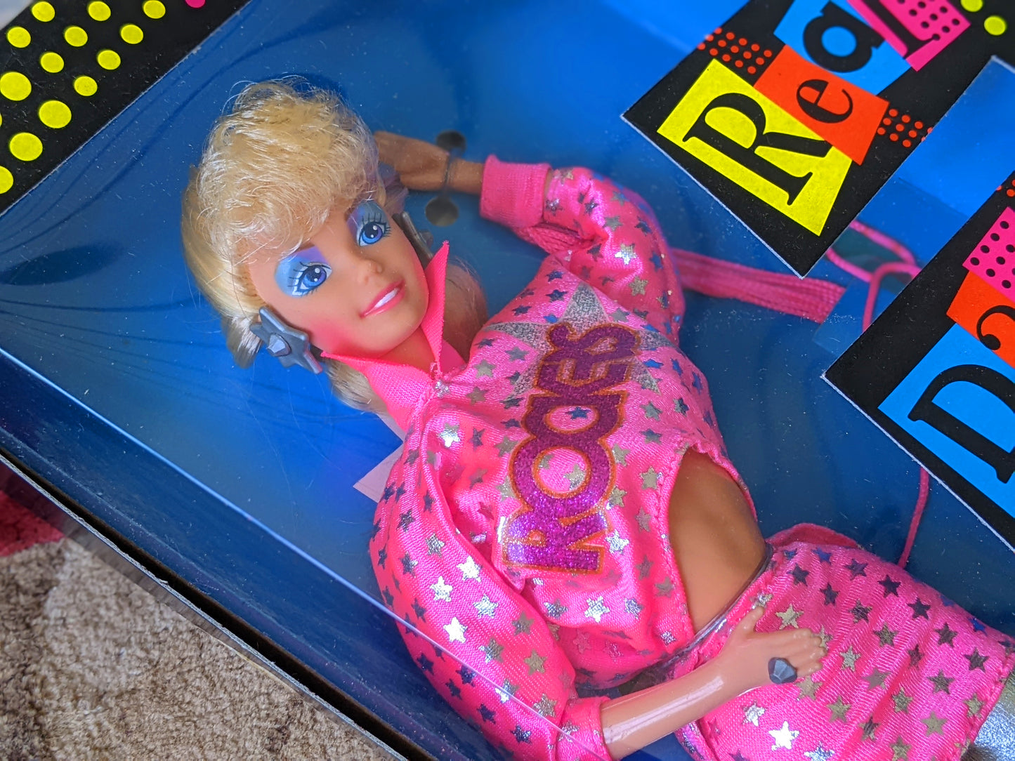 1986 Original & Sealed !! Barbie And The Rockers Barbie Doll by Mattel No. 3055 !! Joyful Vintage Gifts !! 80s Toys !!