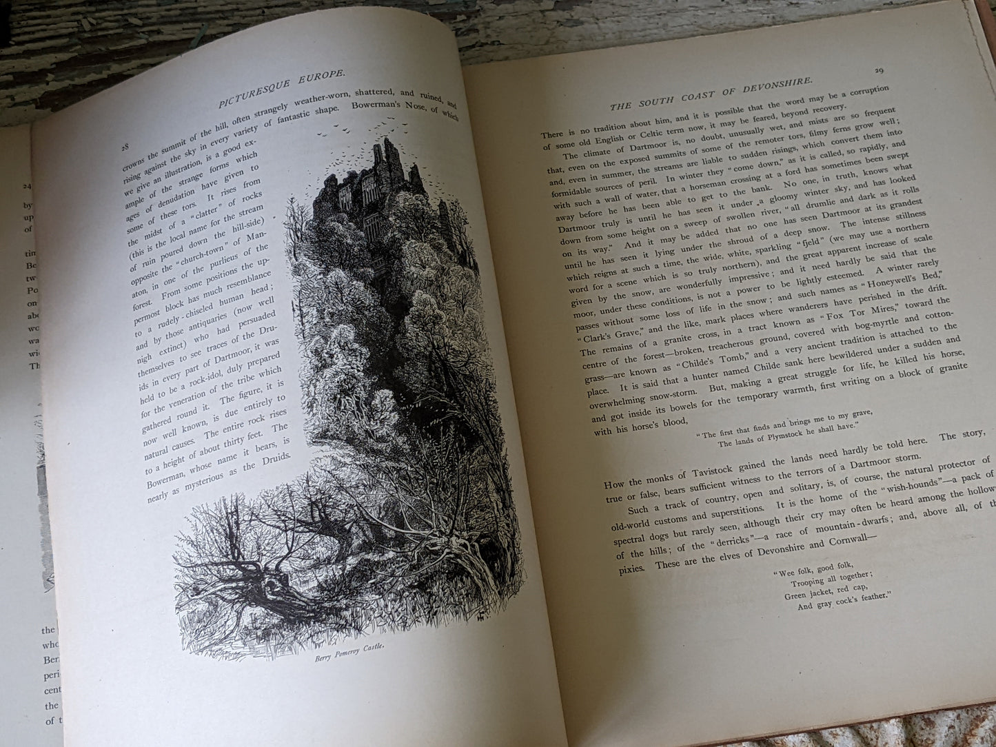 1877 Vol. 22 Twenty-Two Picturesque Europe !! Unbelievably Rare Find !! D. Appleton & Co. Original Etchings !! Rare Antique Gifts !!