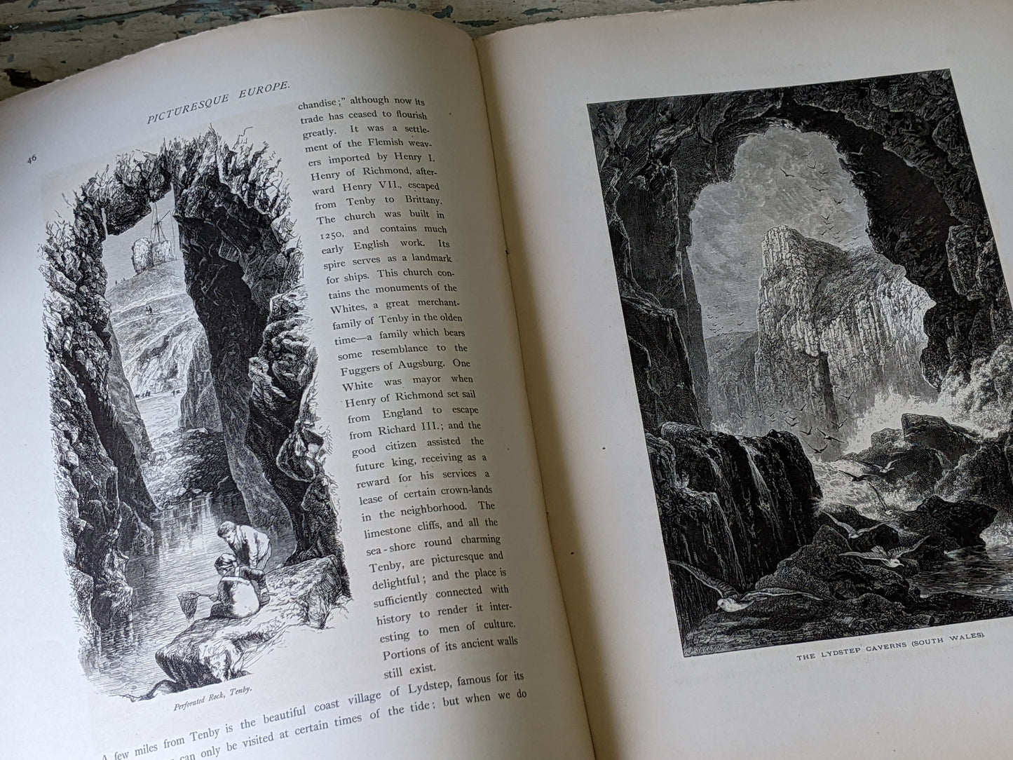 1877 Vol. 23 Twenty-Three Picturesque Europe !! Unbelievably Rare Find !! D. Appleton & Co. Original Etchings !! Rare Antique Gifts !!